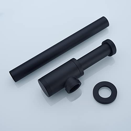 Matte Black Bottle P Trap Bathroom Sink, 1 1/4 - Image 6