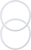 2 Pack - 20 & 10 oz Replacement Rubber Lid Ring, 3.3 Inch Diameter Gasket Seals by CBerg