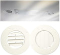 Ketofa 6.5 Inch RV Ceiling Vent Cover, 4-5/8 Inch Duct, 2 Pack by Ketofa