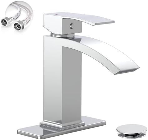 Chrome Waterfall Bathroom Faucet by Greenspring