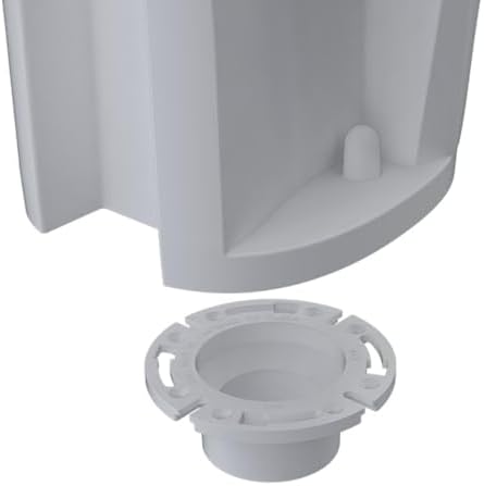 SEAFLO Universal Replacement RV Toilet 3" Floor Flange White - Image 2