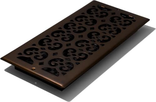 Decor Grates SP614W-RB Scroll Design Wall/Ceiling Register, 6x14 Inches by DecorGrates