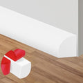 ToLanbbt Flexible Quarter Round Molding, Peel and Stick Rubber Trim, by ToLanbbt