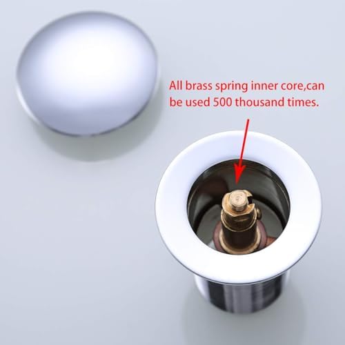 RANDOM Bathroom Faucet Vessel Vanity Sink Pop Up Drain Stopper Without Overflow. - Image 3