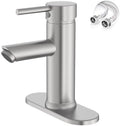 Bathroom Faucet for 1 or 3 Holes, Brushed Nickel by Greenspring
