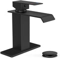 FORIOUS Bathroom Faucet 1 Hole Single Handle Vanity Sink Faucet Matte Black by FORIOUS