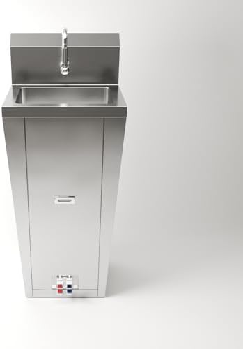 10 in. x 14 in. Stainless Steel Hands-Free Hand Sink - Image 2