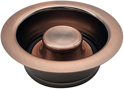 Westbrass D2089-11 4-1/4" Kitchen Sink Waste Disposal Drain Flange and Stopper by Westbrass