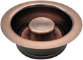 Westbrass D2089-11 4-1/4" Kitchen Sink Waste Disposal Drain Flange and Stopper by Westbrass