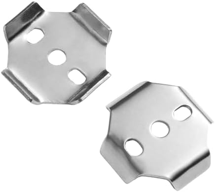 2pcs Towel Bar Replacement Parts, 39x39mm Stainless Steel Square Buckle Wall by lasuroa