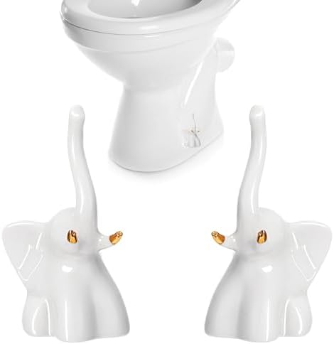 FillTouch Toilet Bolt Covers, Decorative Ceramic Caps by FillTouch