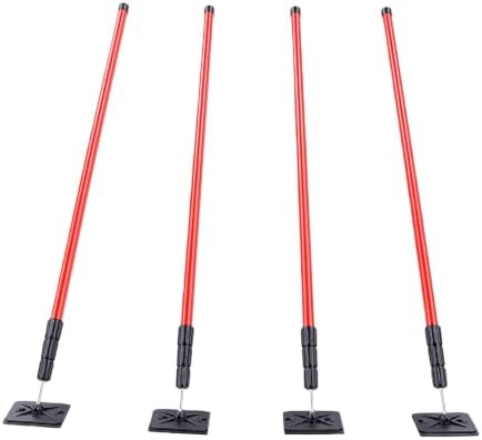 Fafeicy Dust Barrier Pole Kit, Adjustable Telescoping Poles 3 to 10 FT - Image 3