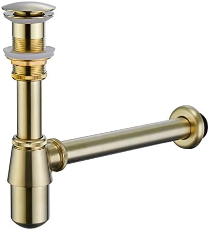 Bathroom Sink Stopper Set Waste Pipe 1-1/4 inch Slip Inlet Drain Set, Lavatory by Miraga