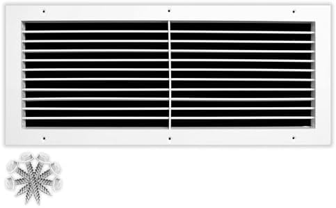 24x10 Aluminum Adjustable Return/Supply HVAC Air Grille by HVACPremium