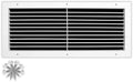 24x10 Aluminum Adjustable Return/Supply HVAC Air Grille by HVACPremium