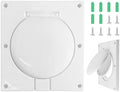 Dryer Vent Cover 4 Inch, Outdoor Dual Flap Vent Hood by Agotd