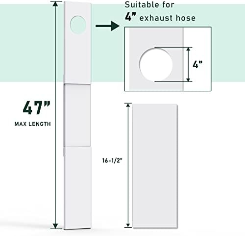Flehomo Dryer Vent Window Kit, Dryer Vent Kit - Image 2