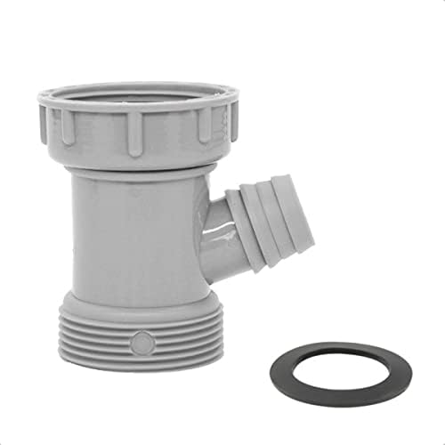 Kitchen Sink Drain Pipe Adapter Wye, Y-Shaped Strainer Connector Waste Outlet by Cinsda