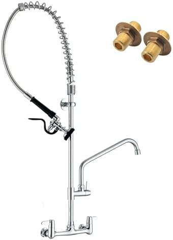 CENOSA 43" Commercial Sink Faucet Wall Mount by Cenosa