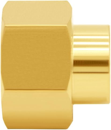 Uenede Brass 1/4" NPT Female to 1/2" NPT Female Reducer Adapter - Image 4