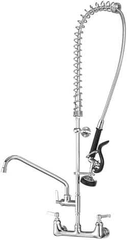 Commercial Sink Faucet with Sprayer by MSTJRY