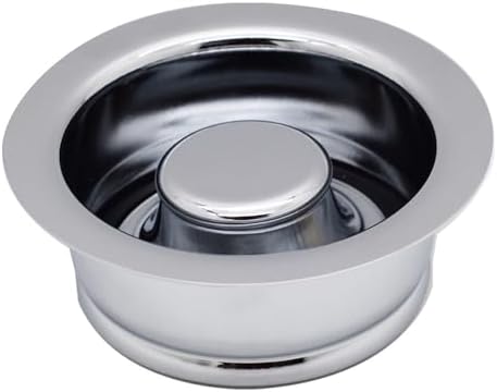 Westbrass R2089-26 4-1/4" Kitchen Sink Waste Disposal Drain Flange and Stopper by Westbrass
