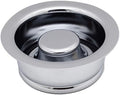 Westbrass R2089-26 4-1/4" Kitchen Sink Waste Disposal Drain Flange and Stopper by Westbrass