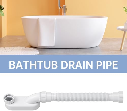 Low Profile Flexible Bathtub Shower Drain Pipe Kit - Image 2