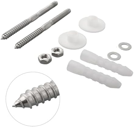 Stainless Steel Wall Mount Basin Sink Fitting Kit M8x110mm Bathroom Hardware - Image 6
