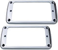 Guyker Metal Flat Humbucker Cover, Pickup Mounting Ring Set by guyker