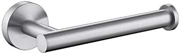 TASTOS Brushed Nickel Toilet Paper Holder SUS304 Stainless Steel, Modern Round by TASTOS