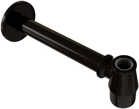 Novatto Solid Brass Bottle Trap in Matte Black, PTRAP-02MB - Image 6