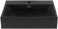Claire 24” Rectangle Wall-Mount Bathroom Sink in Matte Black by SwissMadison