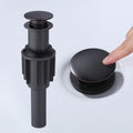 Bathroom Sink Drain Without Overflow, ARCORA Oil Rubbed Bronze Pop Up Drain by ARCORA