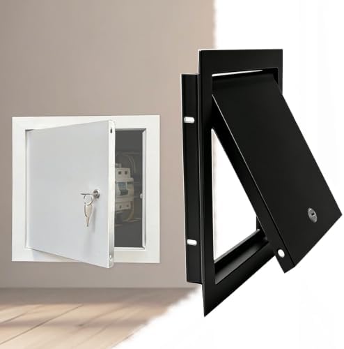 Black Aluminum Access Door 9x14in Concealed Inspection Panel by Unknown
