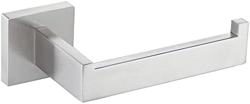 Angle Simple Toilet Paper Holder Brushed Nickel, Toilet Tissue Roll Hanger by AngleSimple