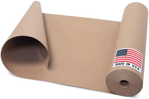 Floor Protection Natural Brown Rosin Paper 18" x 166 ft by Paclord