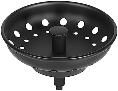 3-1/2 Inch Matte Black Kitchen Sink Drain Kit - Image 4
