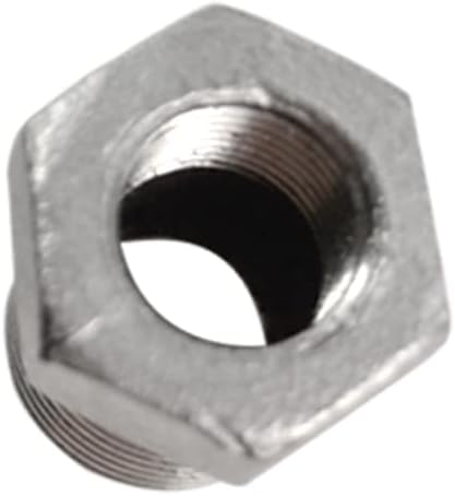 1/4" Male x 1/8" Female Thread Reducer Bushing Pipe Fitting, Stainless steel SS - Image 5