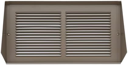Fits 12x6 Duct Opening | Steel Triangular Baseboard Return Air Grille by Handua - Image 4