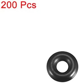 uxcell Nitrile Rubber O-Rings 7mm OD 3mm ID 2mm Width, Metric Sealing Gasket - Image 2