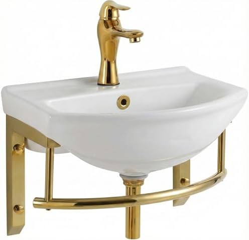 Renovators Supply Small ADA Wall Mount Bathroom Sink, 17 3/4 in. by RenovatorsSupplyManufacturing