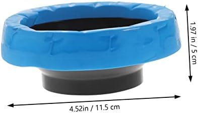 Holibanna 2Pcs Toilet Wax Ring Replacement Kit Durable High Polymer Seal - Image 2