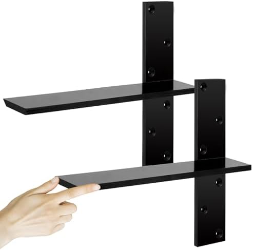3/8" Thick Heavy-Duty Floating Shower Bench Brackets by Cuguords