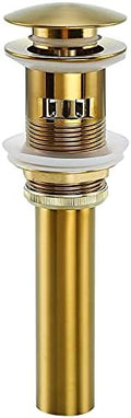 Bathroom Sink Drain Brushed Dark Gold Pop Up Drain by SWHYGER