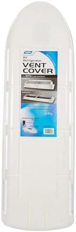 Camco RV Refrigerator Vent Cover | Features a Streamlined Low-Profile Design by Camco