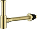Bathroom Sink P-Trap Drain, Adjustable 1-1/4 Bottle P Trap Solid Brass Sink by GORDEE