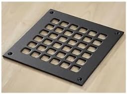 "Reggio Register Square Series Pattern Floor Grille, Rust-Resistant Vent Cover - Image 3