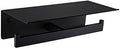 APLusee Matte Black Double Toilet Paper Holder by APLusee