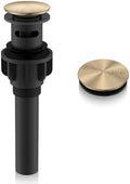 KENES Champagne Bronze Pop Up Bathroom Sink Drain Assembly by KENESBathroomKitchen